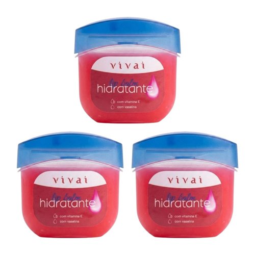 Kit Lip Balm Vivai Morango